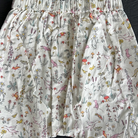 Oliver London Girls Pants Overall Suspenders (like Zara) - cream w print - 1-2yr - Picture 5 of 6